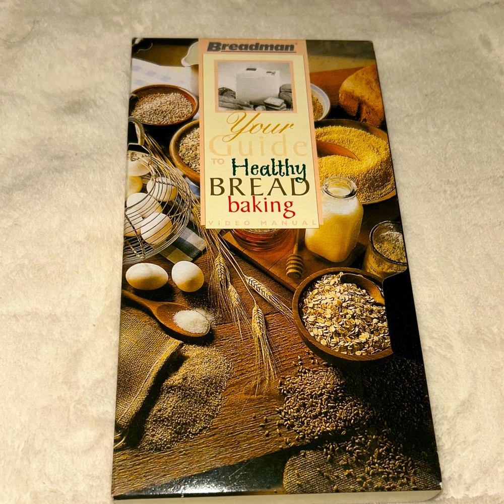 ~6/$10 MOVIES VHS/DVDS~ Breadman Your Guide To Healthy Bread Baking VHS 1995
